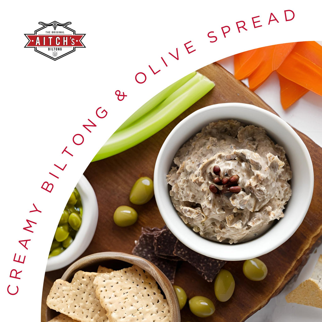 Creamy Biltong and Olive Spread